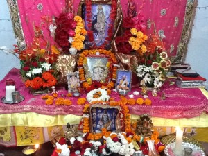 Shree Maa's Altar in Swami Ramkripaluji's Ashram Rishikesh 2