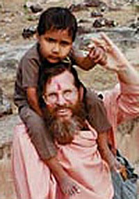 Swamiji with Child