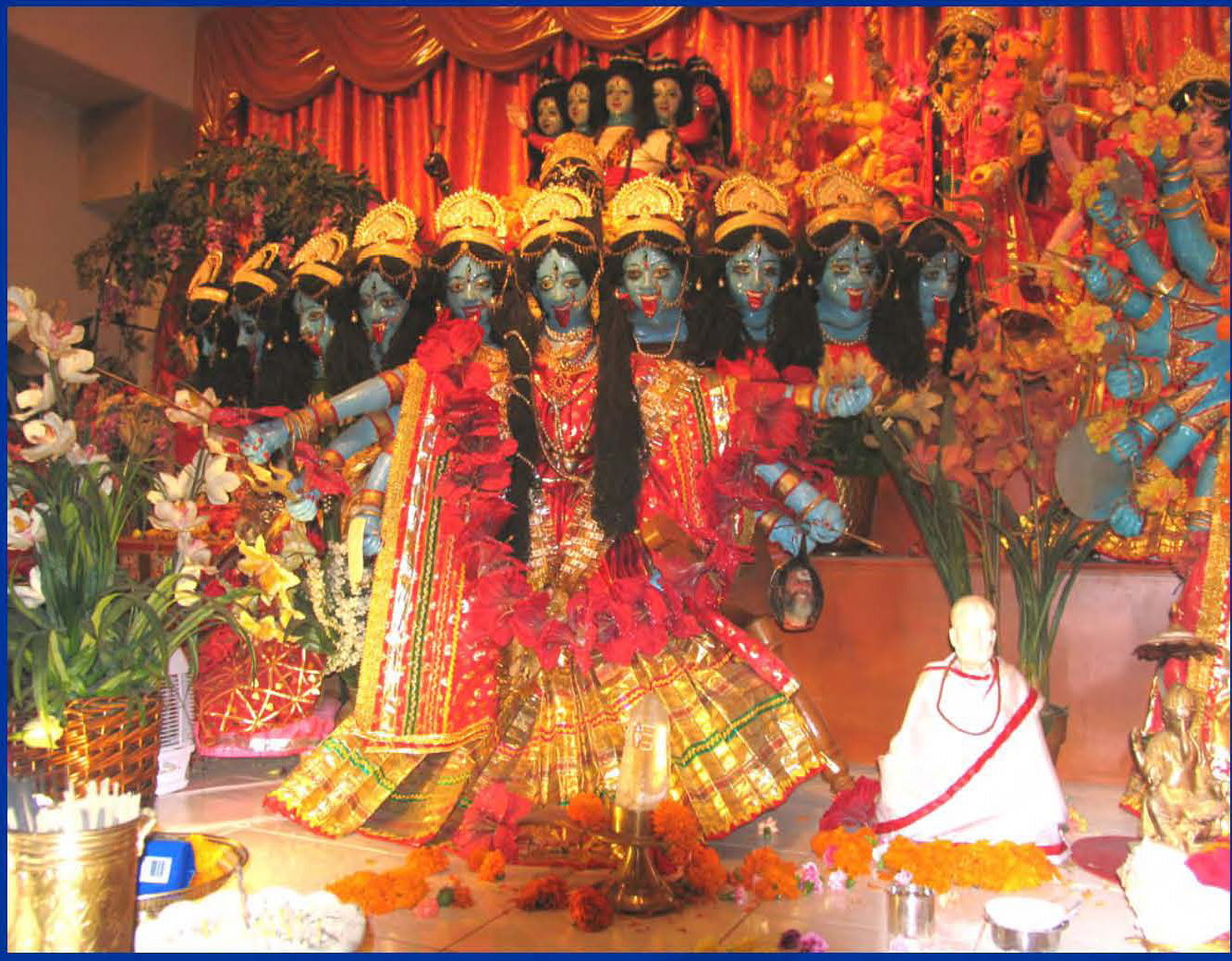 Maha Kali with ten faces